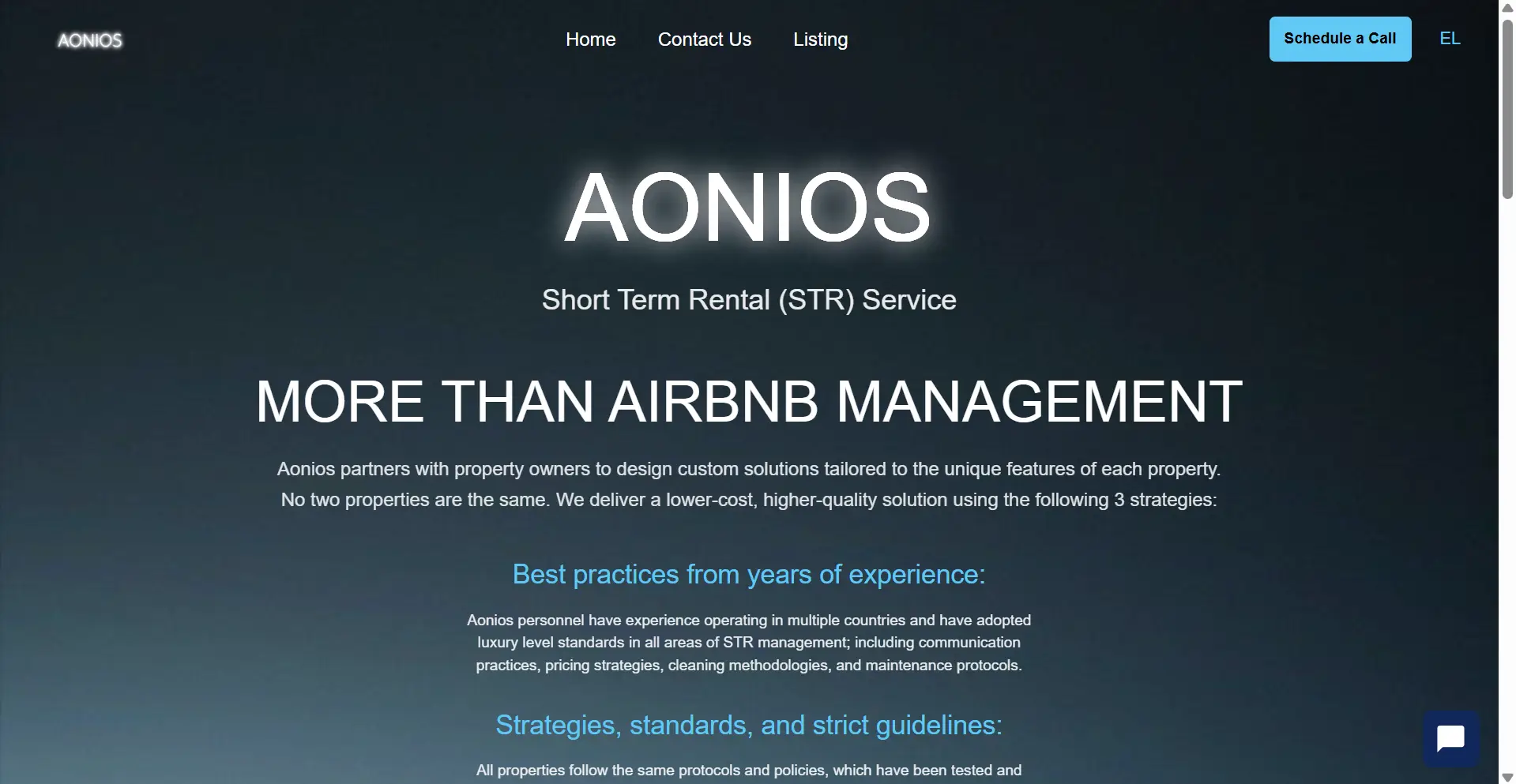 Aonios Properties — Hotel Booking Platform