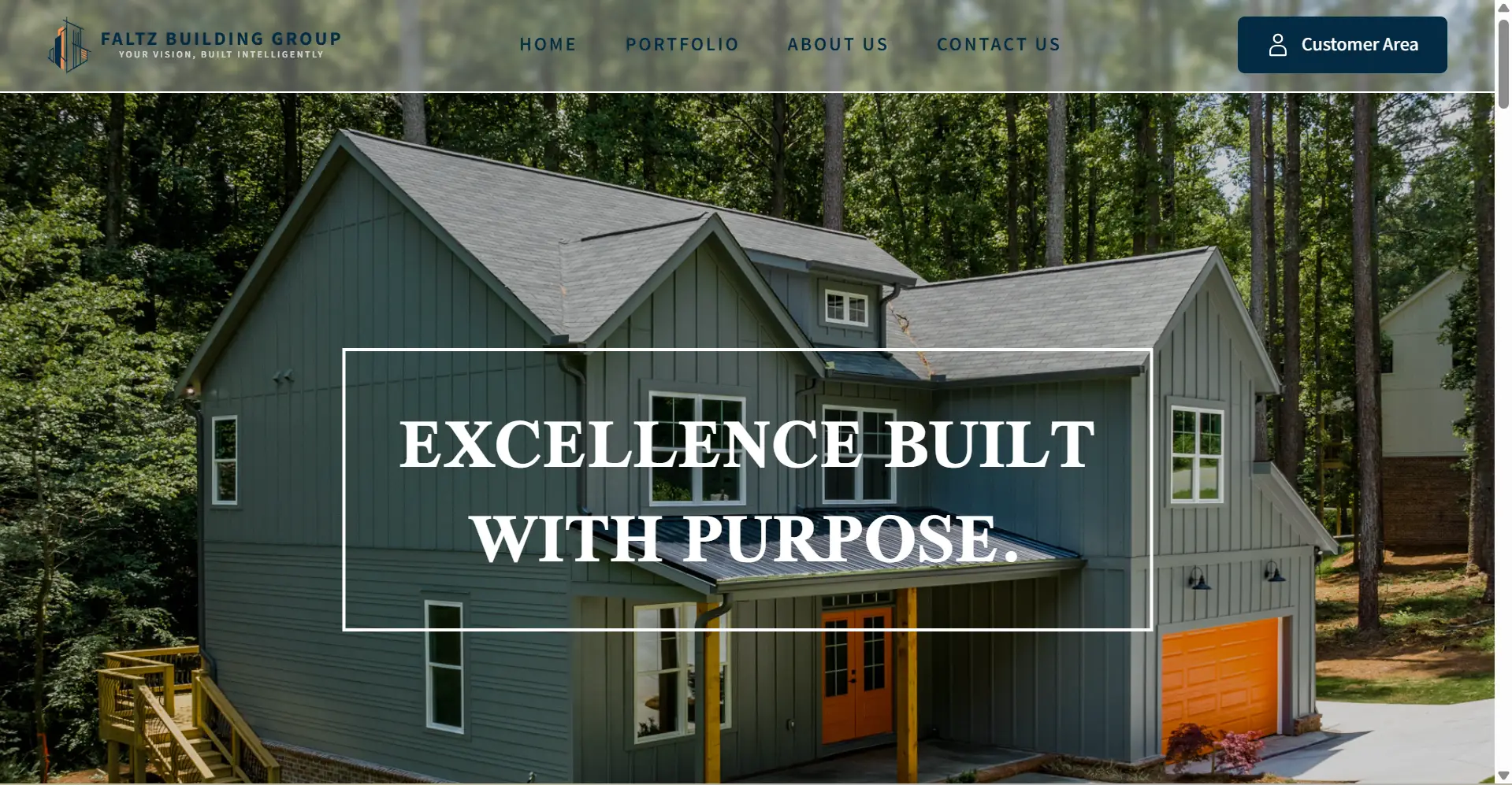 Faltz Building Group — Construction Website